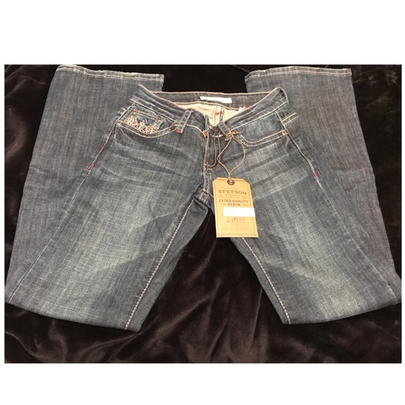 Stetson Cotton Blend Classic Boot Cut Jeans - Picture 8 of 8